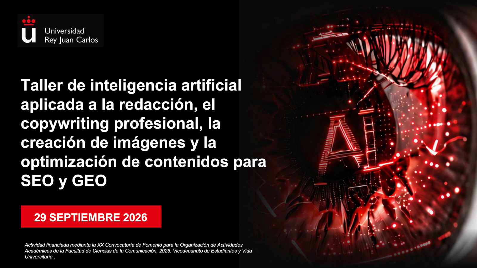 En este momento estás viendo Taller de Inteligencia artificial en FCCOM